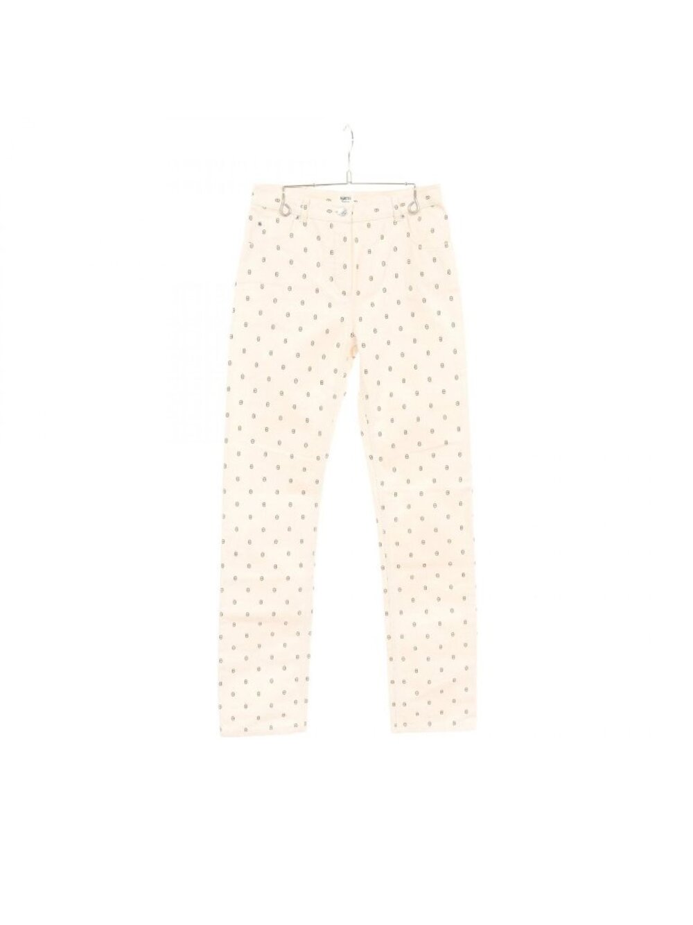 Hermes Pants Chaine D'ancre Sellier Buttons Cotton